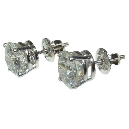 New Style Big Diamond Stud Earring  Diamond Earring White Gold Stud Earrings