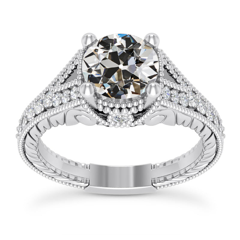 Wedding Anniversary Ladies Old European Diamond Anniversary Ring