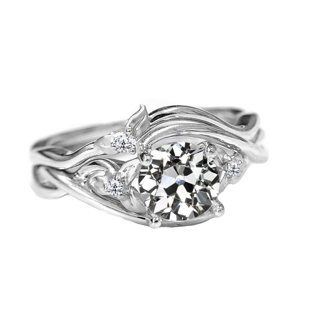 2.50 Carats Old European Diamond Anniversary Ring