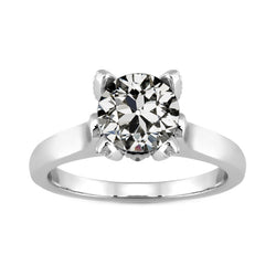 Natural Diamond Ring 2ct - White Gold 14K