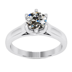 Natural Diamond Ring 2ct - White Gold 14K