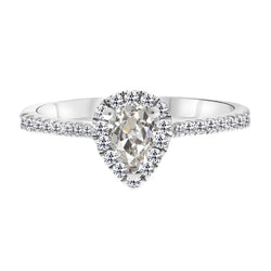 Natural Diamond Ring 2.50ct - White Gold 14K