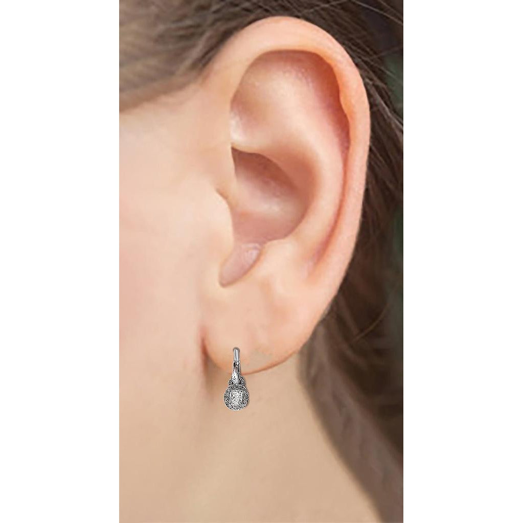  Diamond 2.50 Carat Earring Radiant And Round