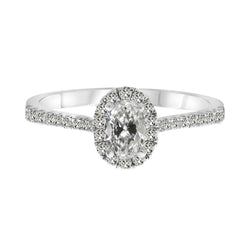 Natural Diamond Ring 3ct - White Gold 14K