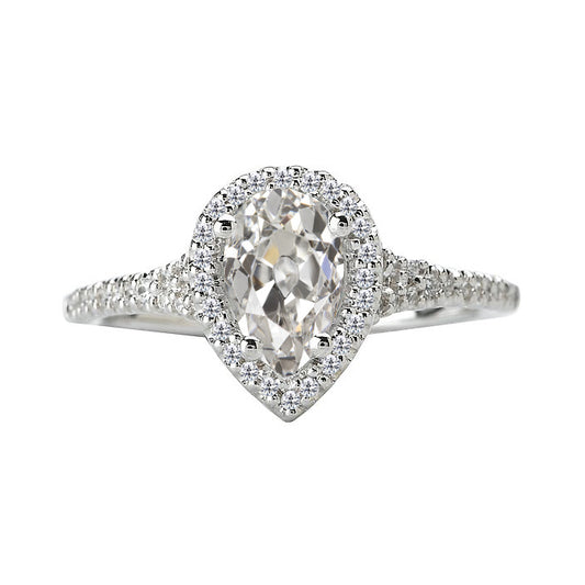 natural round diamond 4.50ct ring front view