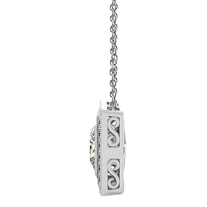 Princess Cut Diamond Pendant