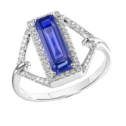 Halo Emerald Sapphire Ring 4.50 Carats Split Shank Natural Earth Mined Diamond Jewelry