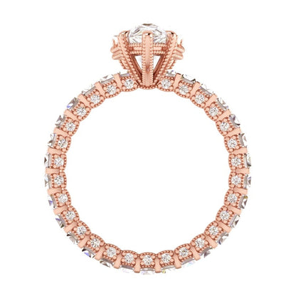 Pear Cut Diamond Ring