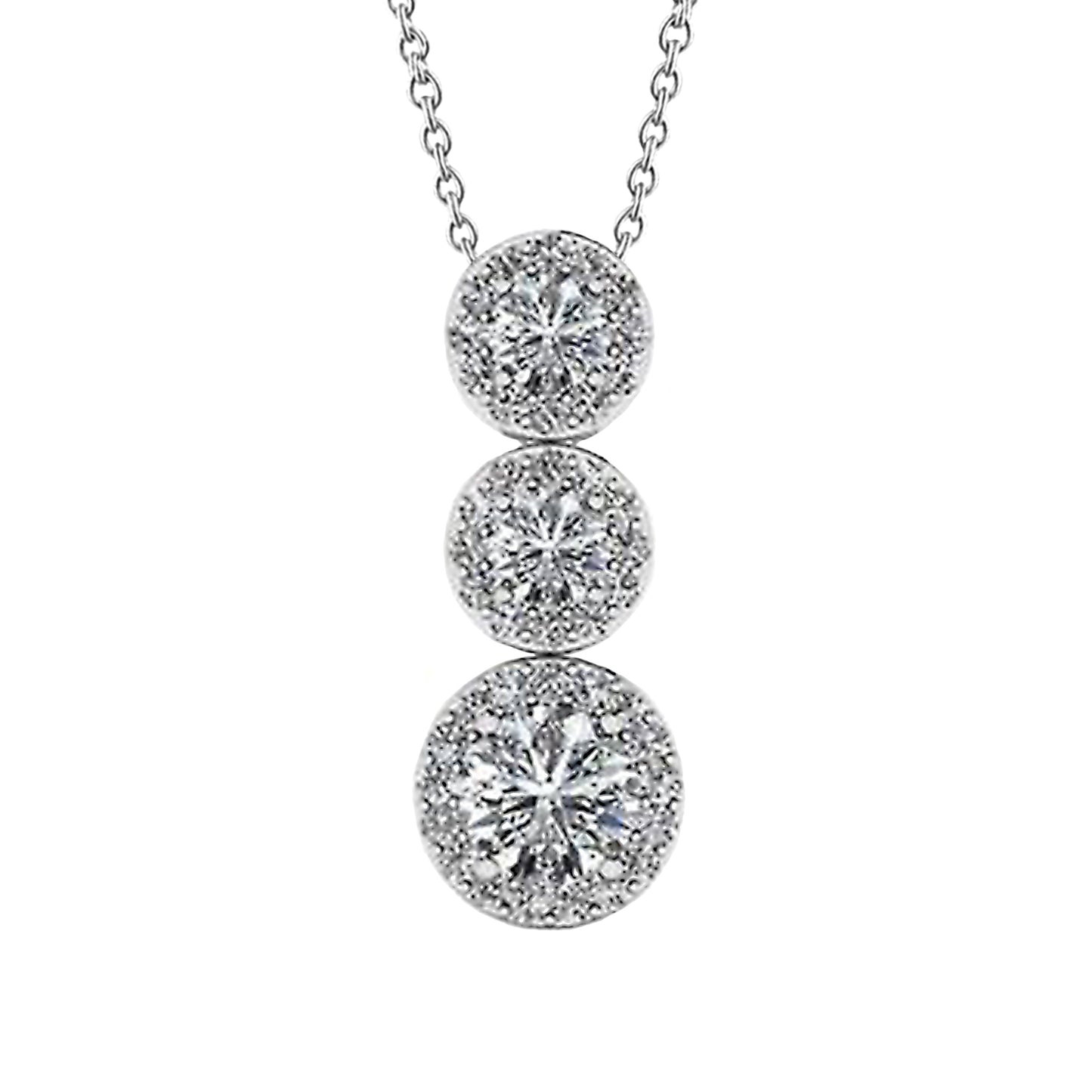 Round Brilliant Cut Lab Grown Diamonds 6 Ct Pendant Necklace