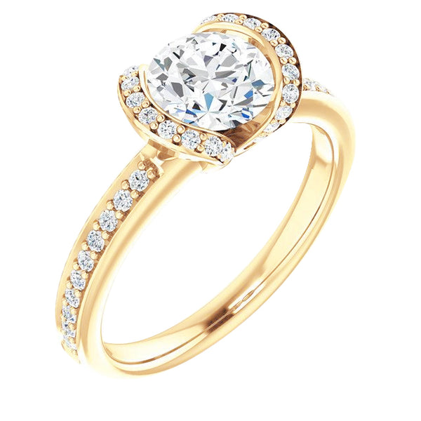 14K Yellow Gold Diamond Ring