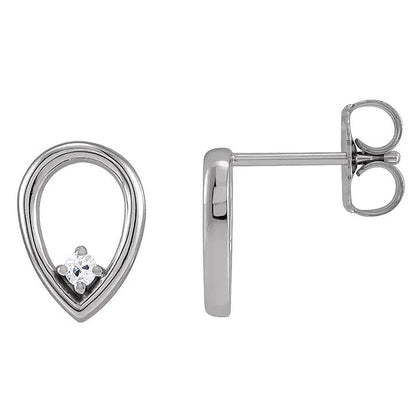 Round Diamond Old Miner Stud Earrings 1 Carat