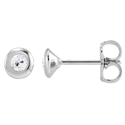natural round diamond 3ct watch side angle