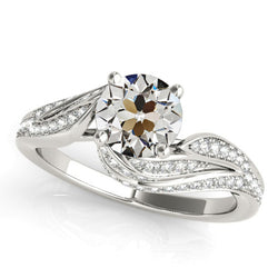 Natural Diamond Ring 4.50ct - White Gold 14K