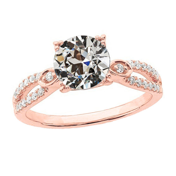 Old Miner Diamond Wedding Ring Gold
