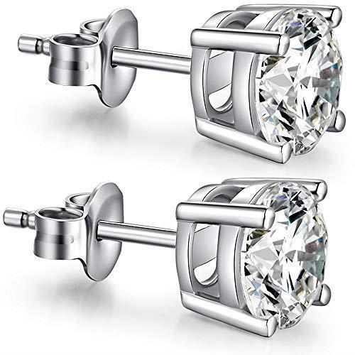 Round Cut 3.50 Carats GIA Certified Lab Grown Diamond Studs Earrings