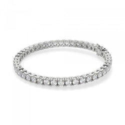 Round Cut 5.40 Carats Sparkling Lab Grown Diamonds Tennis Bracelet White Gold