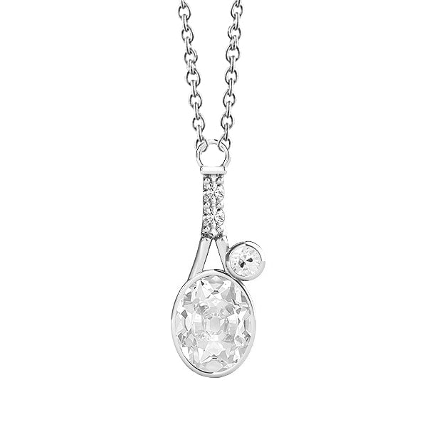 Round & Oval Old Miner Diamond Dog Ear Pendant