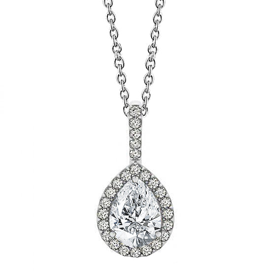 Pear Shape Diamond Pendant