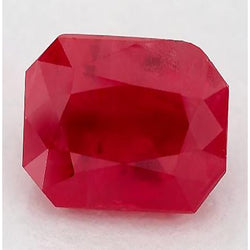 Red Radiant Cut Loose Ruby Fancy 1 Carat