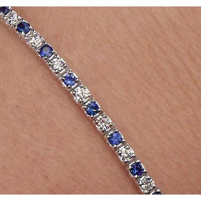 Sapphire And Diamond Bracelet