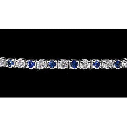 Sapphire And Diamond Bracelet