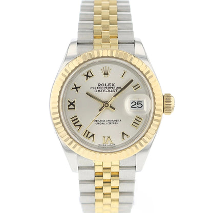 natural diamond watch front view