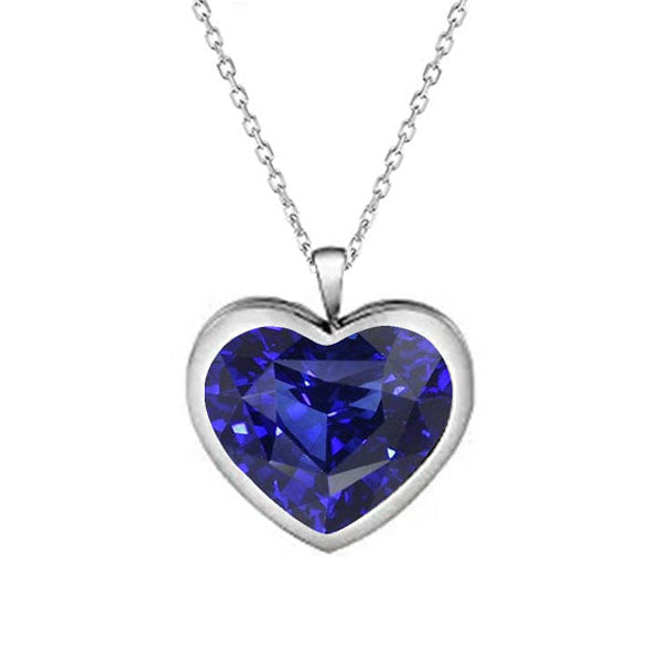 natural heart sapphire 2.50ct watch front view