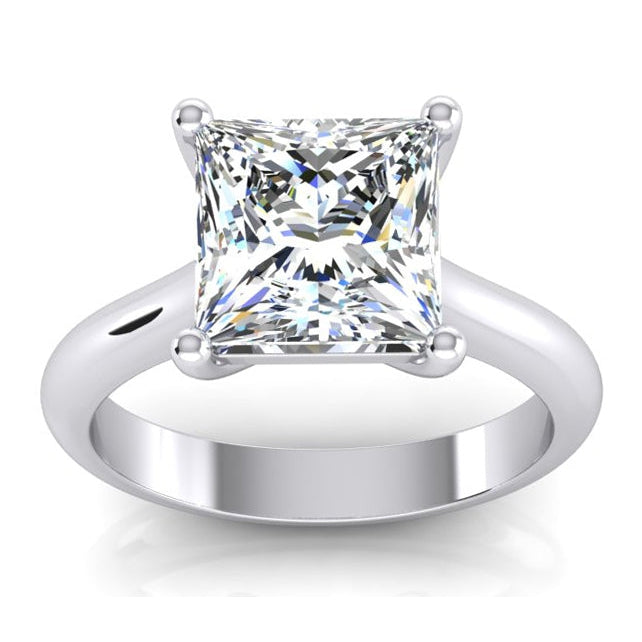 Princess Cut Solitaire Engagement Ring