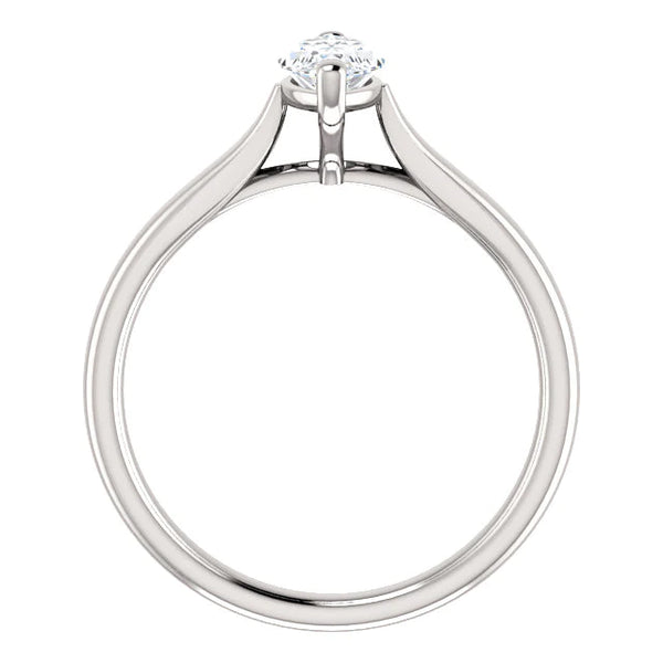Solitaire Ring Cathedral Setting 2 Carats