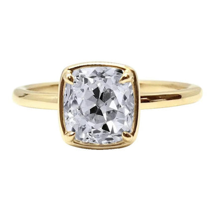 Miner Diamond Prong Set Round Anniversary Solitaire Diamond Ring 