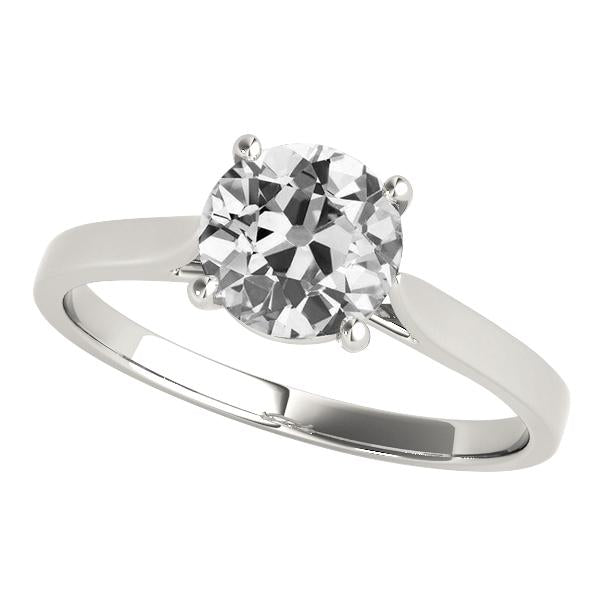 New Quality Solitaire Old Cut Diamond Ring