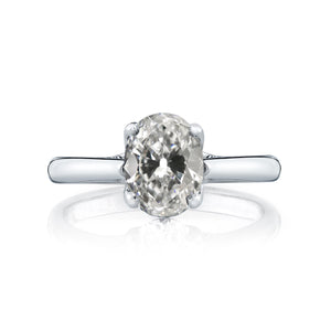 Lady’s Fancy Wedding Engagement White Gold Diamond Solitaire Ring 