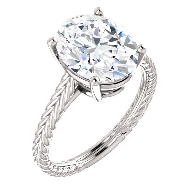 Filigree Women Jewelry Solitaire Ring
