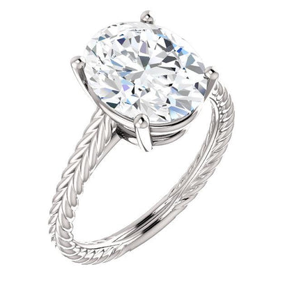 Filigree Women Jewelry Solitaire Ring