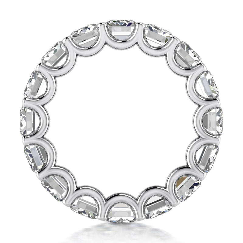 Sparkling Diamond Emerald Gold Band