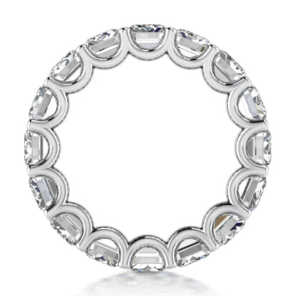 Sparkling Diamond Emerald Gold Band