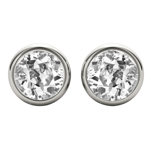 natural round diamond 3.50ct watch front view