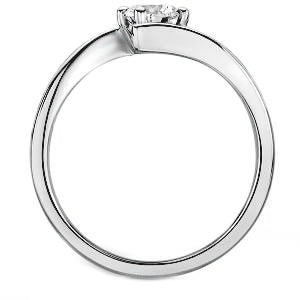  1.90 Carats Round Diamond Solitaire Ring White Gold 14K