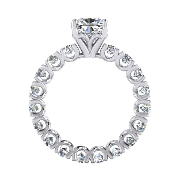 Prong Setting Round Diamond Solataire Ring