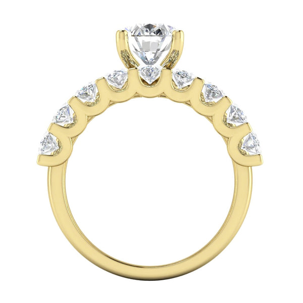 14K Yellow Gold Diamond Ring Set