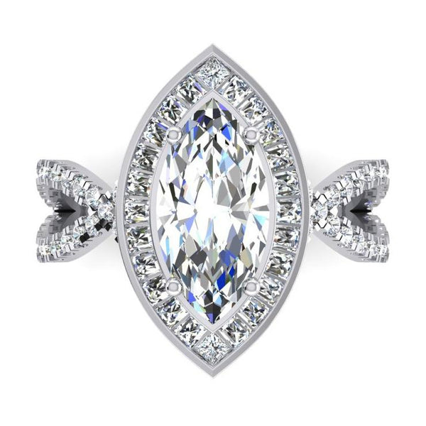 Marquise Diamond Ring