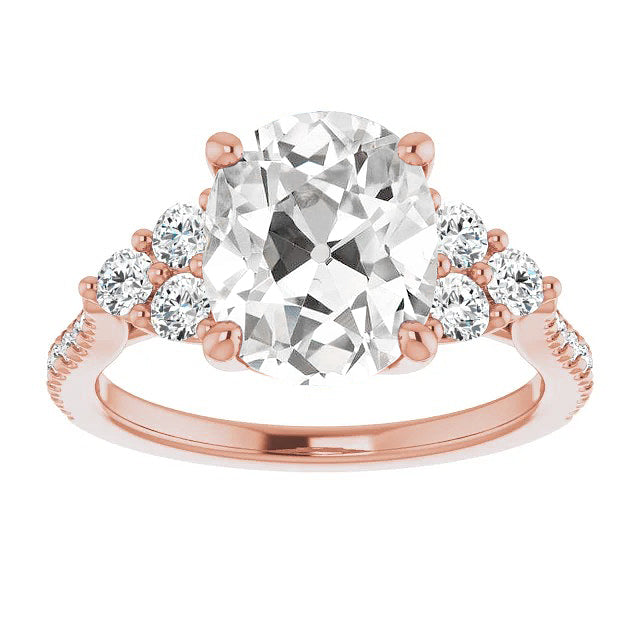 Wedding Anniversary white gold Ring With Accents Old Miner