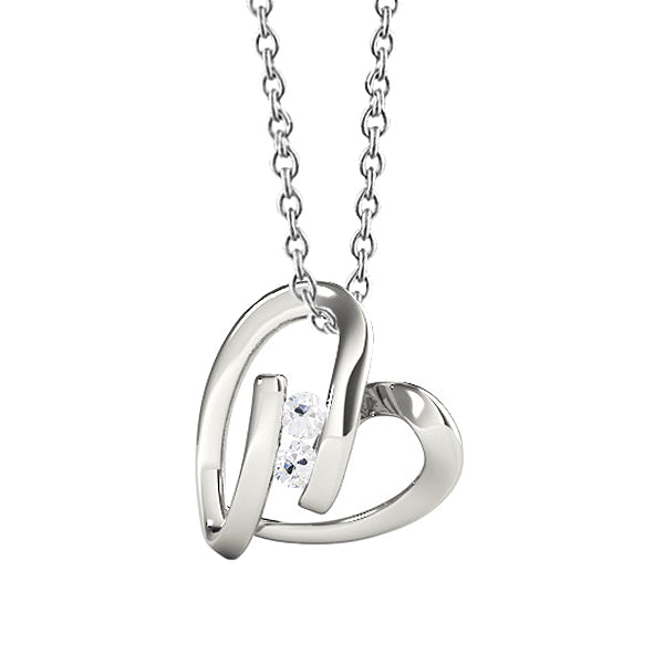 Diamond Pendant Round Old European 1 Carat