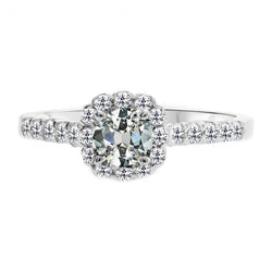 Natural Diamond Ring 3ct - White Gold 14K