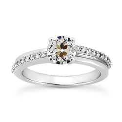 Natural Diamond Ring 3.25ct - White Gold 14K