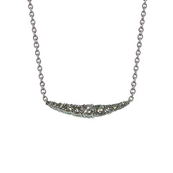 Women 3.7 Carats Diamond Necklace Pendant White Gold 14K New