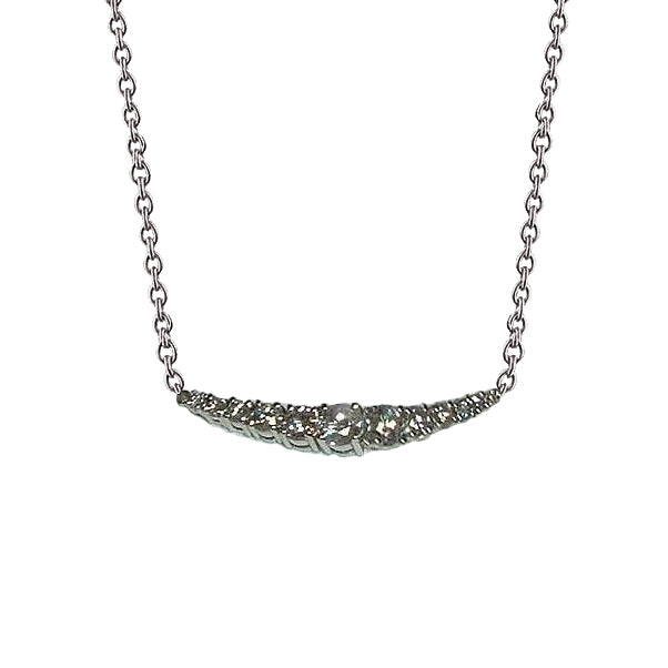 Women 3.7 Carats Lab Grown Diamond Necklace Pendant White Gold 14K New