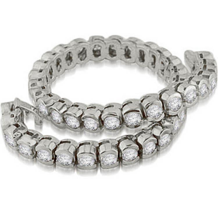 Women Gorgeous Round Bezel Set 8.60 Carats Lab Grown Diamond Tennis Bracelet