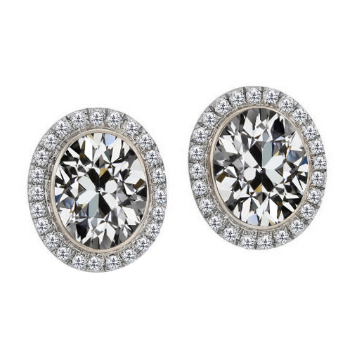 natural round diamond 5ct watch front view