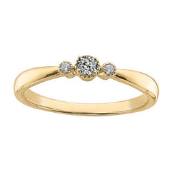 Yellow Gold 3 Stone Wedding Ring Round Old Mine Cut Natural Earth Mined Diamond 1 Carat
